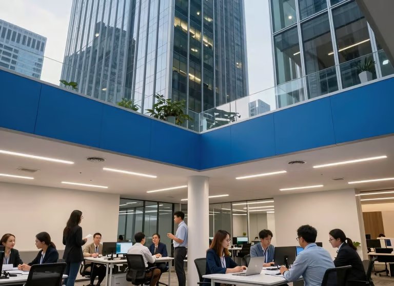 ITNS-Global consultants working with a client team